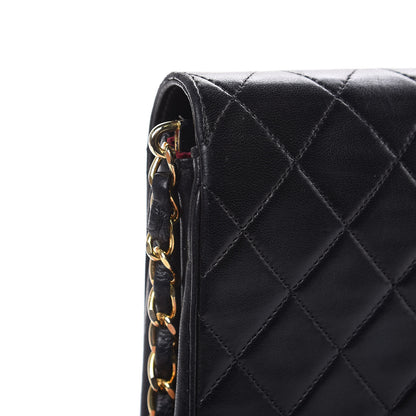Chanel Lambskin Quilted Medium Single Flap Black 15 of 18