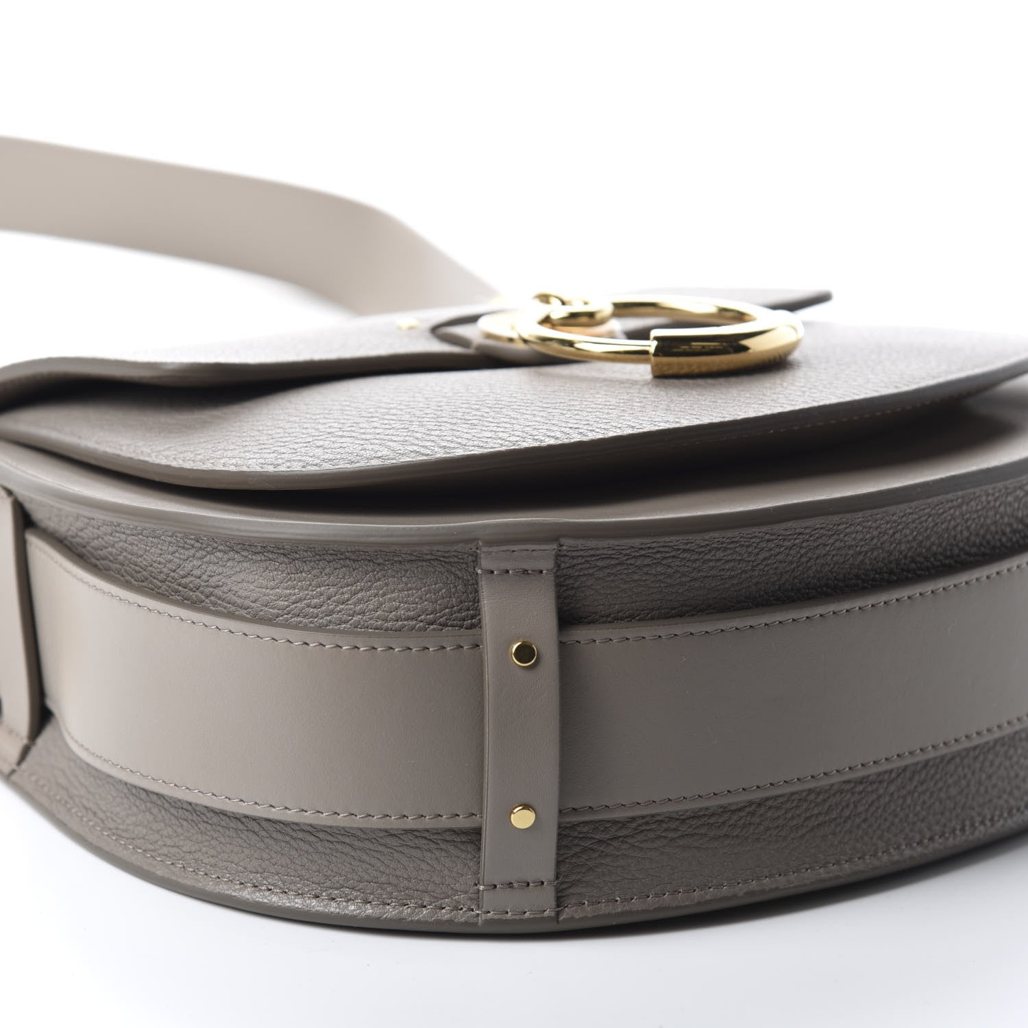 Chloe Calfskin Large Tess Bag Motty Grey 7 of 10