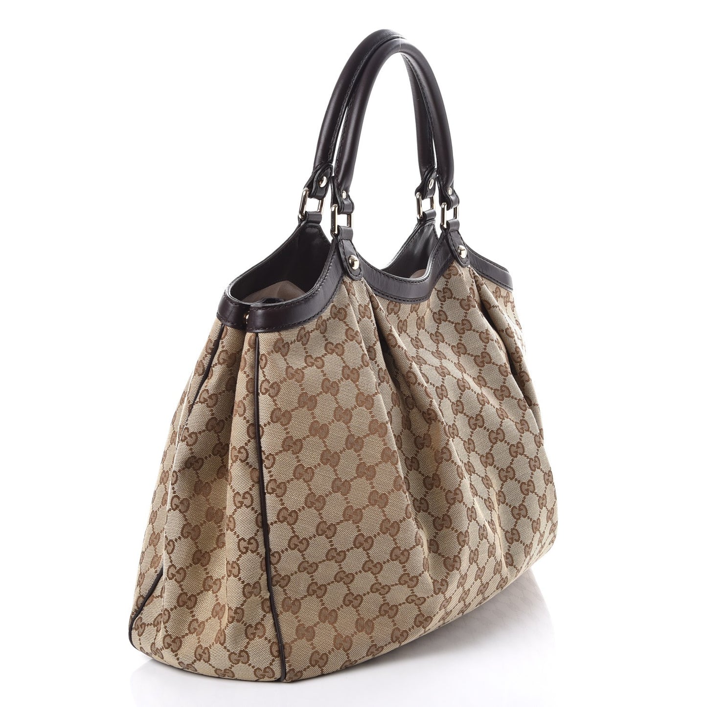 Monogram Large Sukey Tote Dark Brown