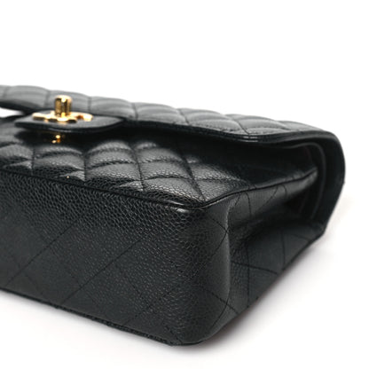 Chanel Caviar Quilted Small Double Flap Black 10 of 11