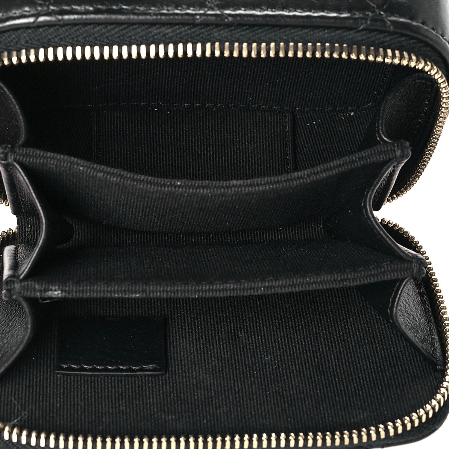 Chanel Lambskin Quilted Mini Lacquered Chain Clutch Black 7 of 10