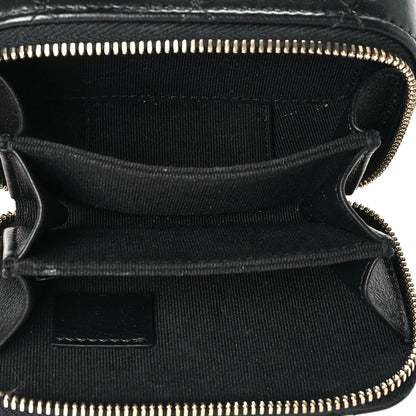 Chanel Lambskin Quilted Mini Lacquered Chain Clutch Black 7 of 10