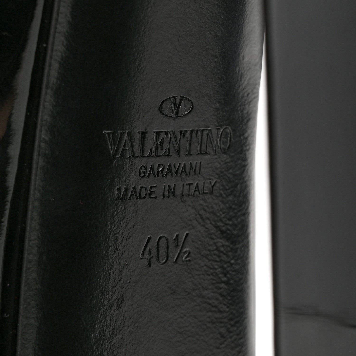 Valentino Garavani Patent DiscoBox 80/180mm Platform Pumps 40.5 Black 7 of 10