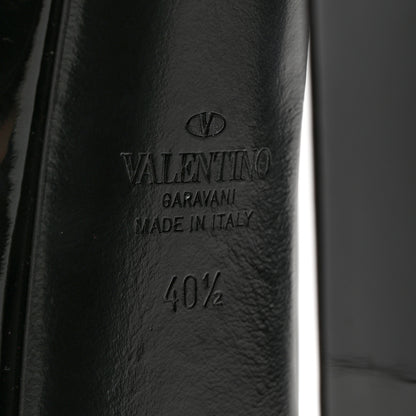 Valentino Garavani Patent DiscoBox 80/180mm Platform Pumps 40.5 Black 7 of 10