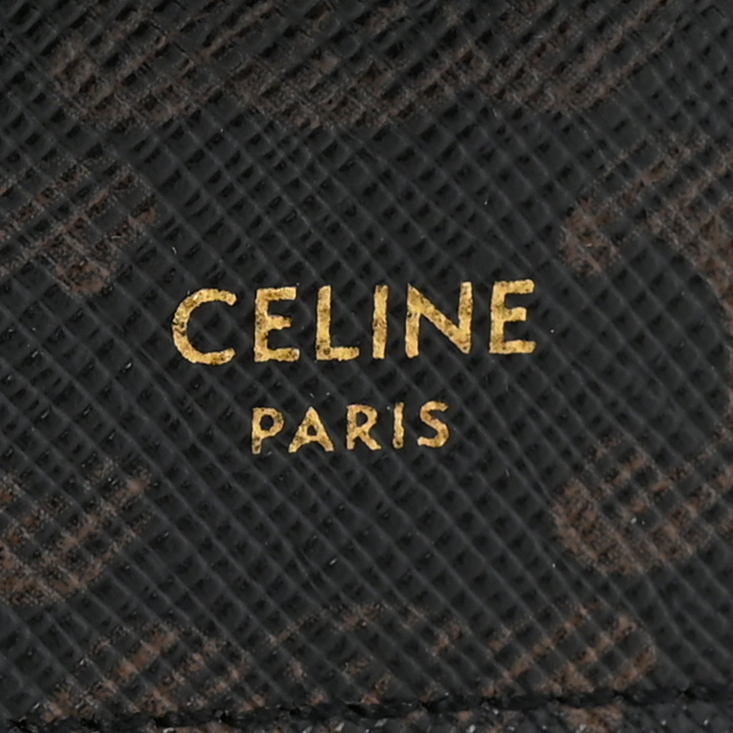 Triomphe Canvas Lambskin Wallet On Strap Tan
