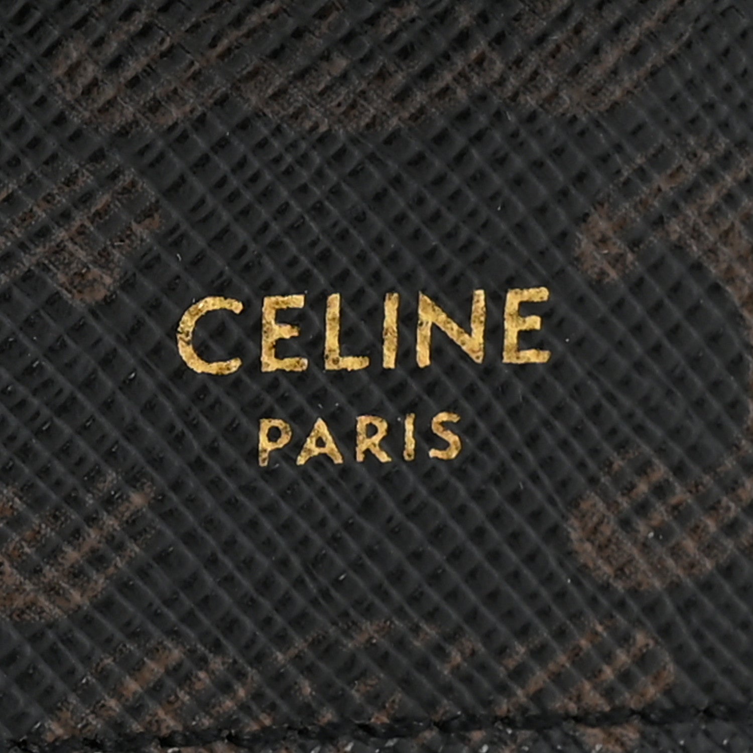 Celine Triomphe Canvas Lambskin Wallet On Strap Tan 8 of 15