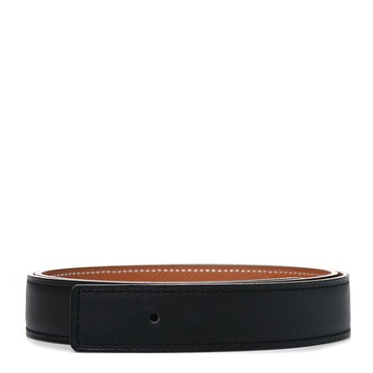 Hermes Swift Epsom 24mm Belt Strap 70 Black Gold 1 of 6
