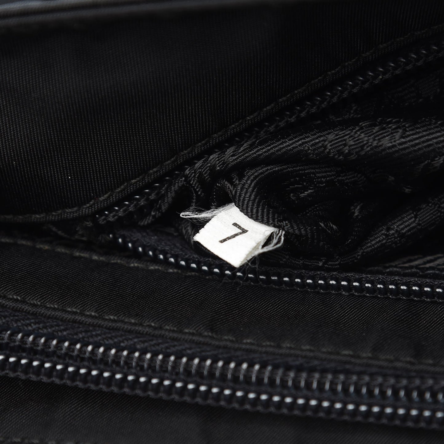 Nylon Vela Shoulder Bag Black