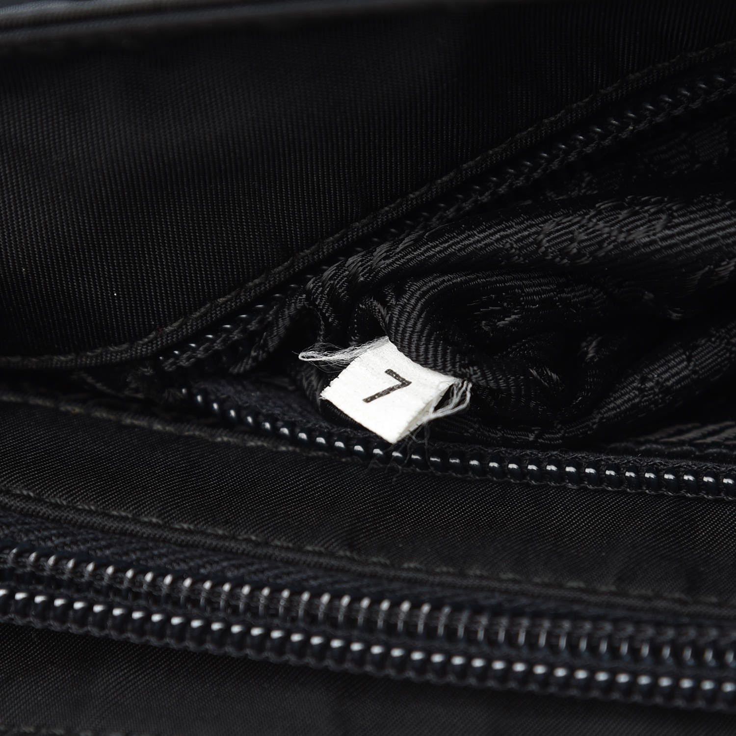 Prada Nylon Vela Shoulder Bag Black 7 of 7