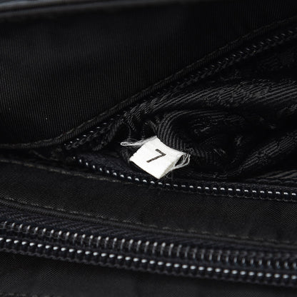 Prada Nylon Vela Shoulder Bag Black 7 of 7