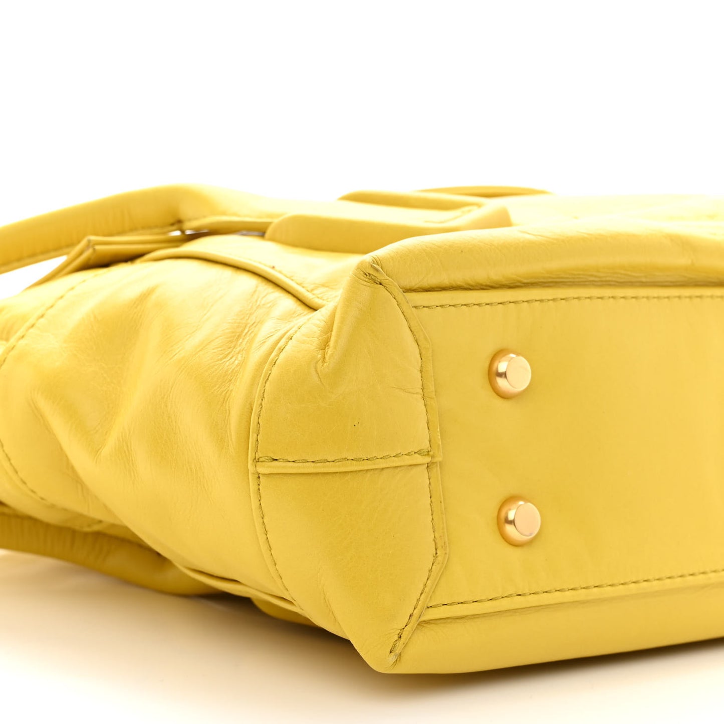 Paper Calfskin Maxi Intrecciato Small Arco Mirabelle
