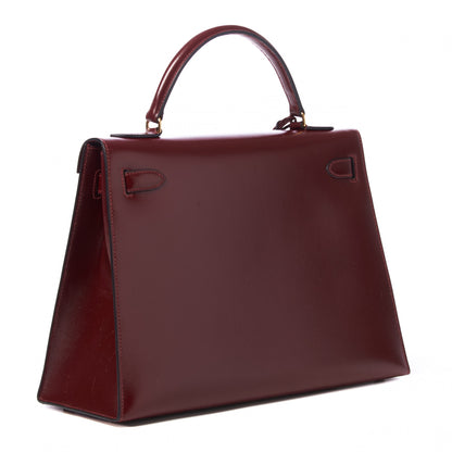 Hermes Box Kelly Sellier 32 Rouge H 2 of 27