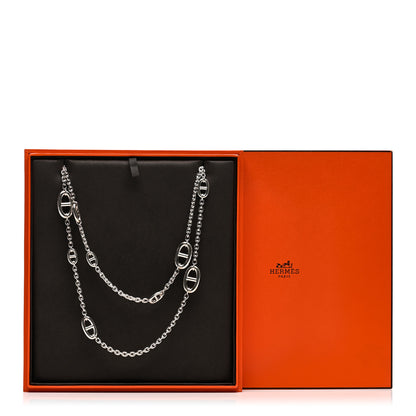 Hermes Sterling Silver Farandole Necklace 120 6 of 6