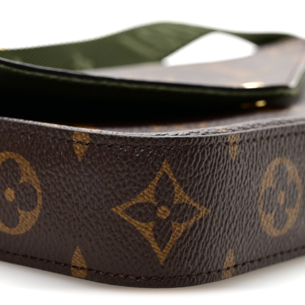 Louis Vuitton Monogram Felicie Strap & Go Kaki 8 of 9