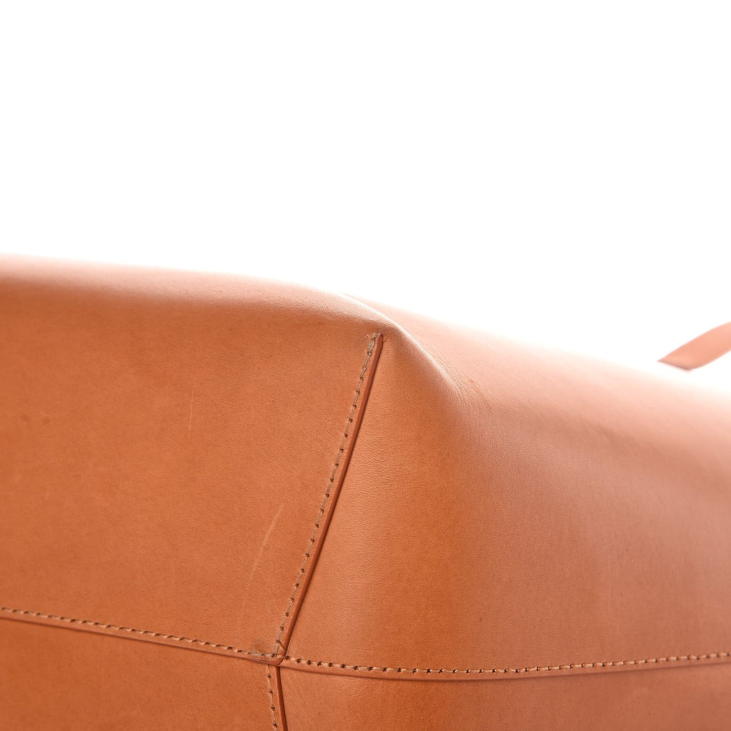 Calfskin Large Shopping Tote Cammello Rosa