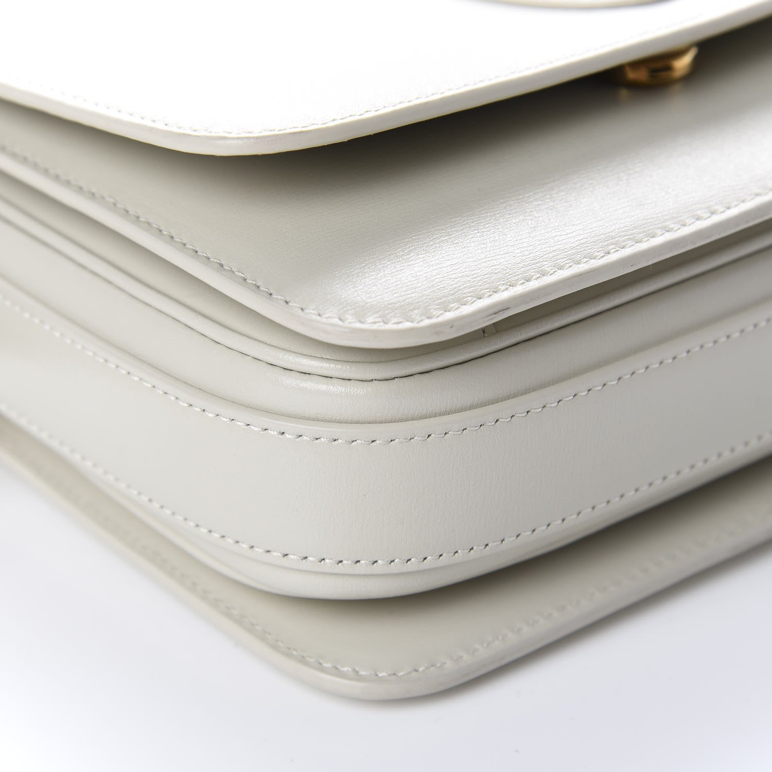 Saint Laurent Calfskin Le 61 Shoulder Bag White 6 of 10
