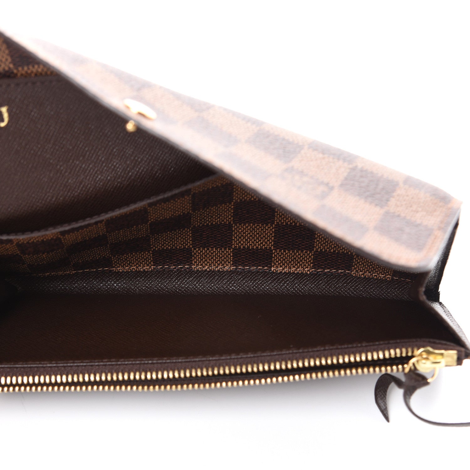 Louis Vuitton Damier Ebene Emilie Wallet 4 of 9