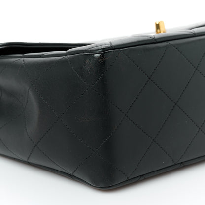 Chanel Lambskin Quilted Jumbo Single Flap Black 11 of 12