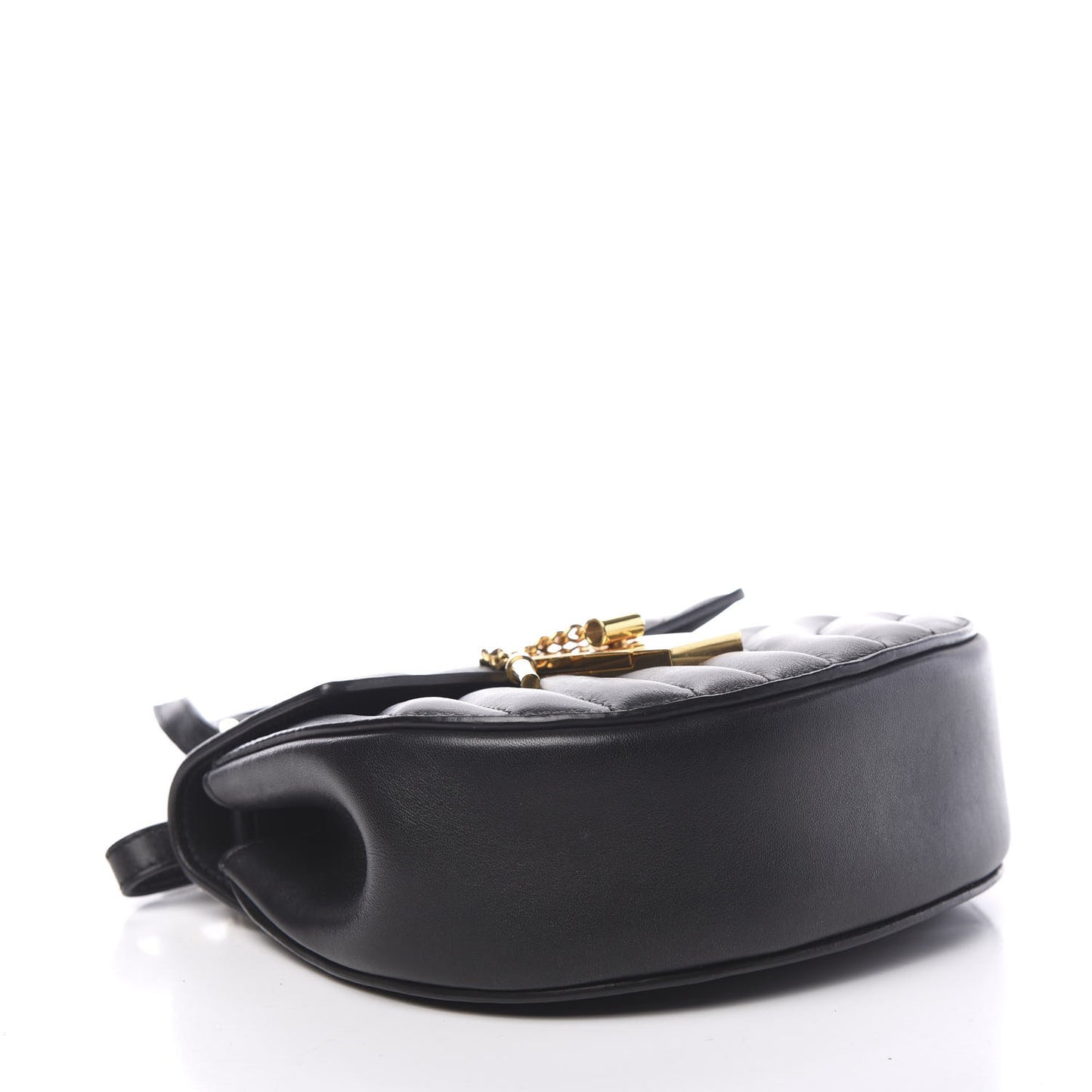 Calfskin Quilted Mini Drew Bijou Shoulder Bag Black