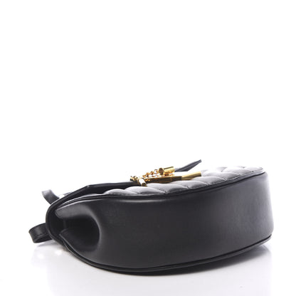 Chloe Calfskin Quilted Mini Drew Bijou Shoulder Bag Black 3 of 8