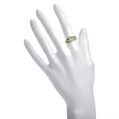 Tiffany 18K Yellow Gold Diamond Paloma Picasso Loving Heart Band Ring 50 5.5 2 of 5