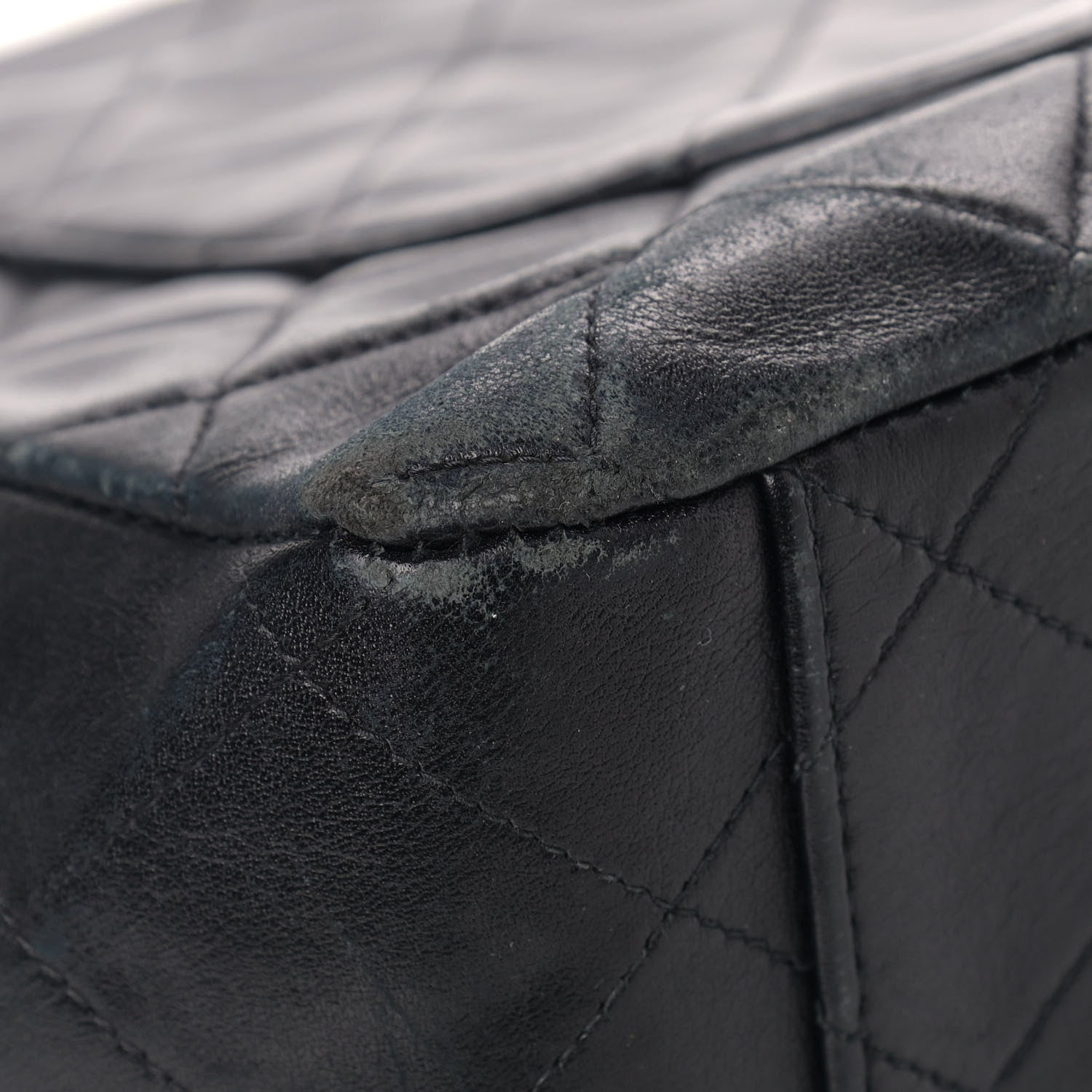 Chanel Lambskin Quilted XL Jumbo Single Flap Black 10 of 19