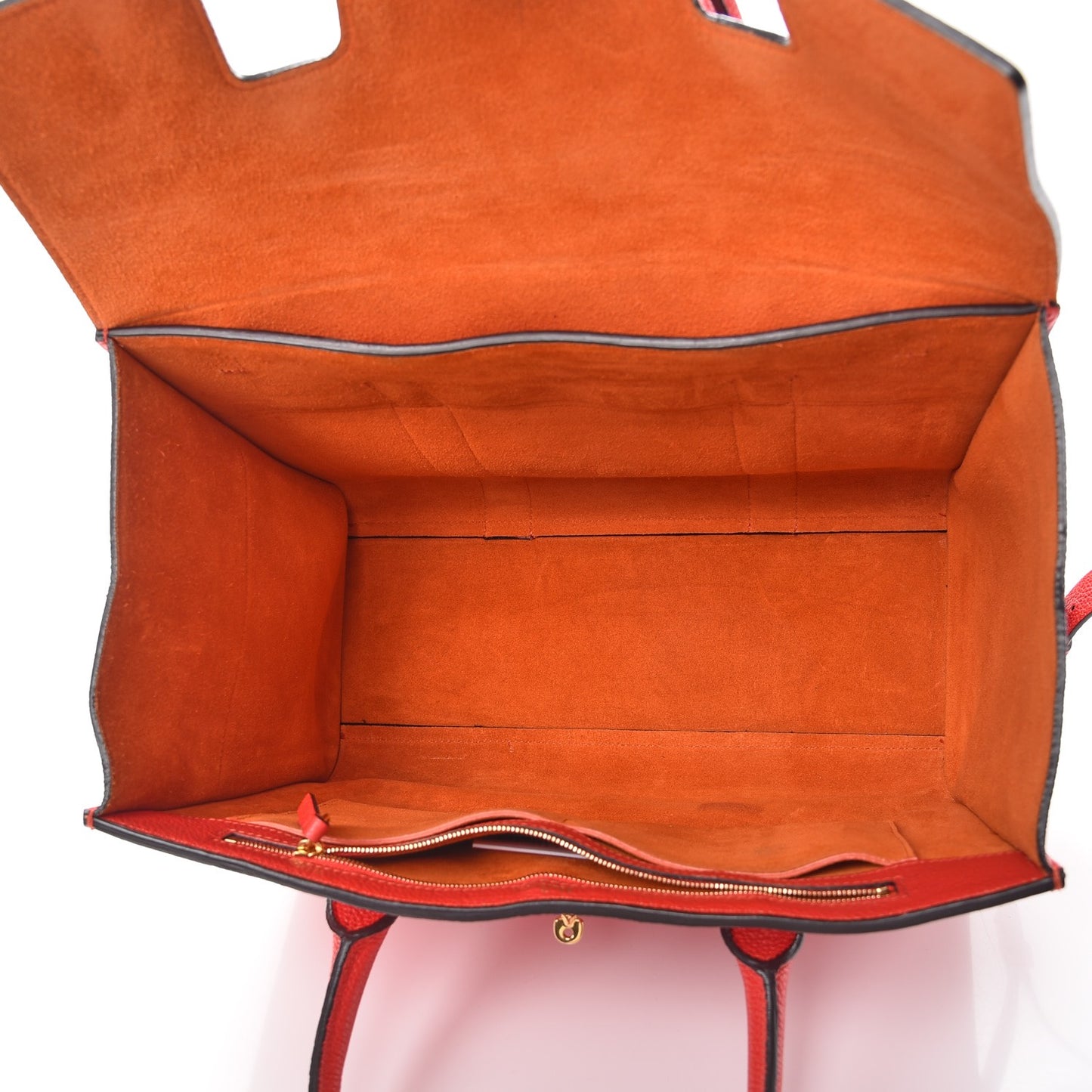 Small Classic Grain Calfskin New Bayswater Fiery Red