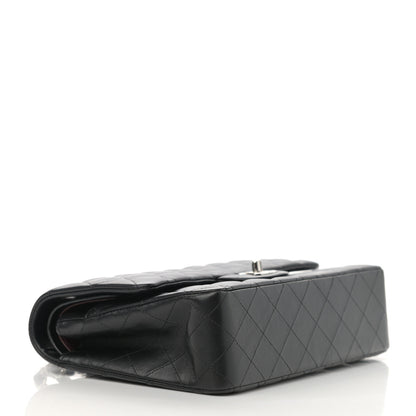 Chanel Lambskin Quilted Medium Double Flap Black 3 of 12