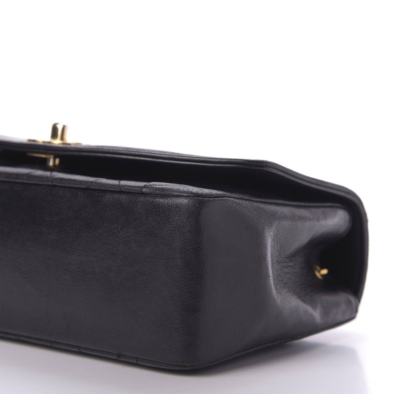 Chanel Lambskin Quilted Small Single Flap Bag Black 7 of 9