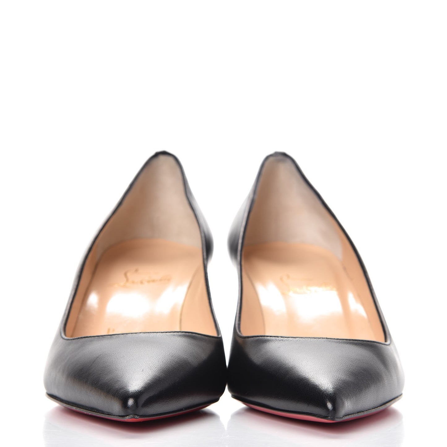 Shiny Nappa Pipina 55 Wedges 37.5 Black