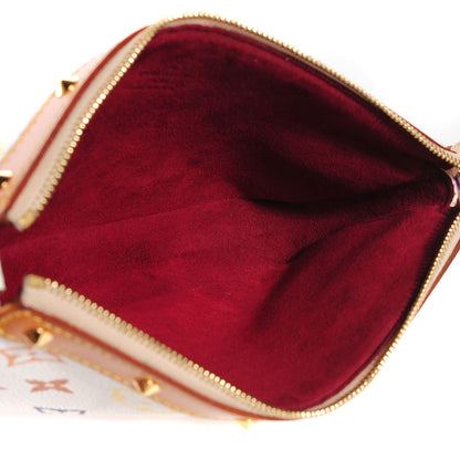 Louis Vuitton Monogram Multicolor Pochette Accessories White 5 of 8