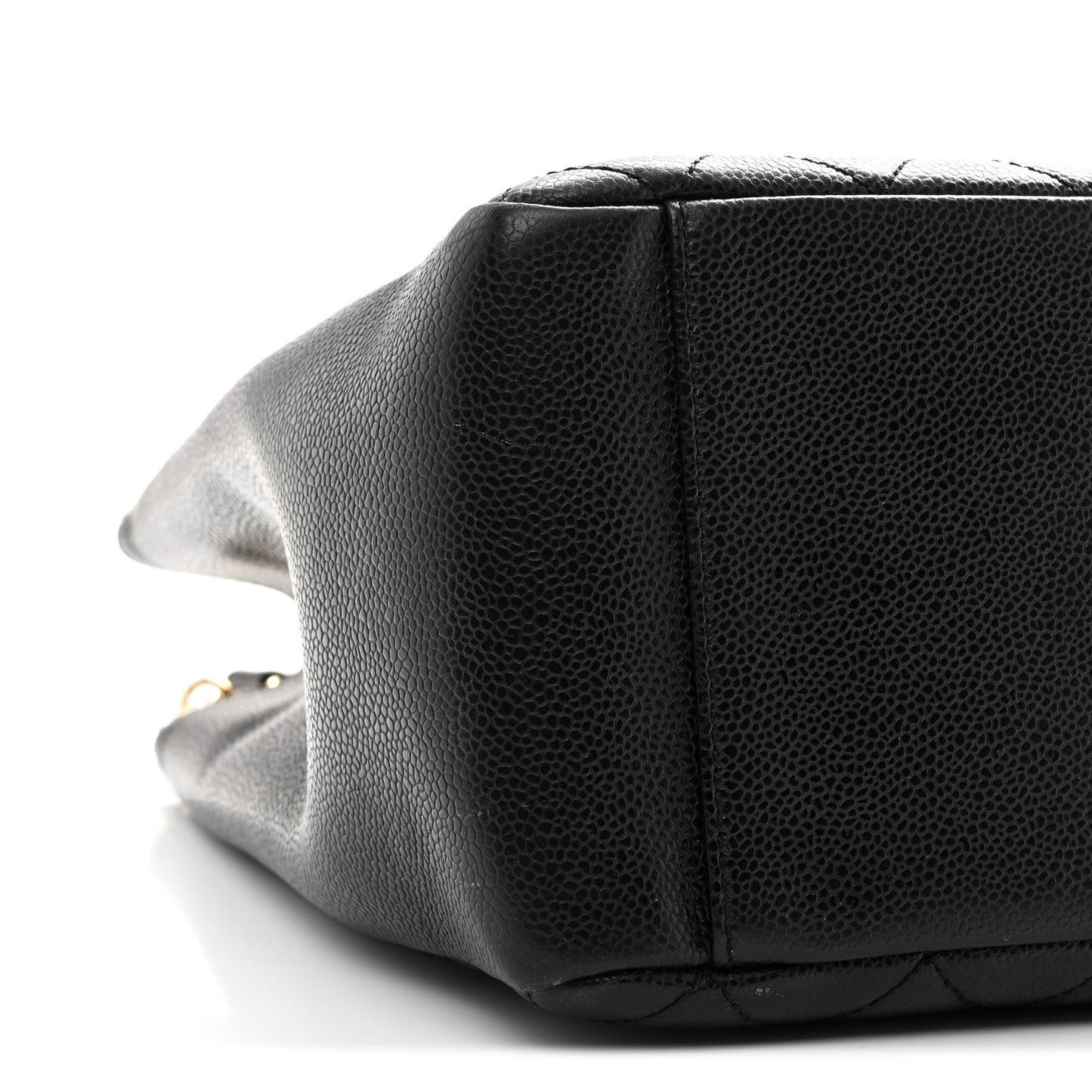 Caviar Quilted Grand Shopping Tote GST Black