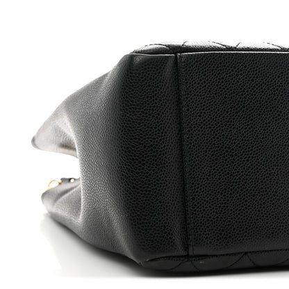 Chanel Caviar Quilted Grand Shopping Tote GST Black 10 of 12