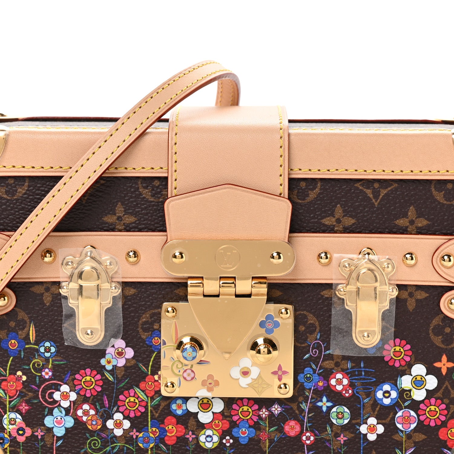 Louis Vuitton LV X TM Monogram Flowers Petite Malle 7 of 10