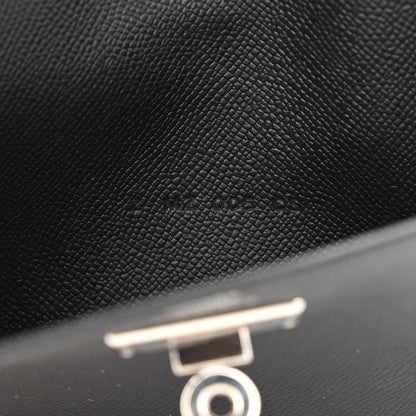 Hermes Epsom Kelly Pocket Compact Wallet Black 7 of 7