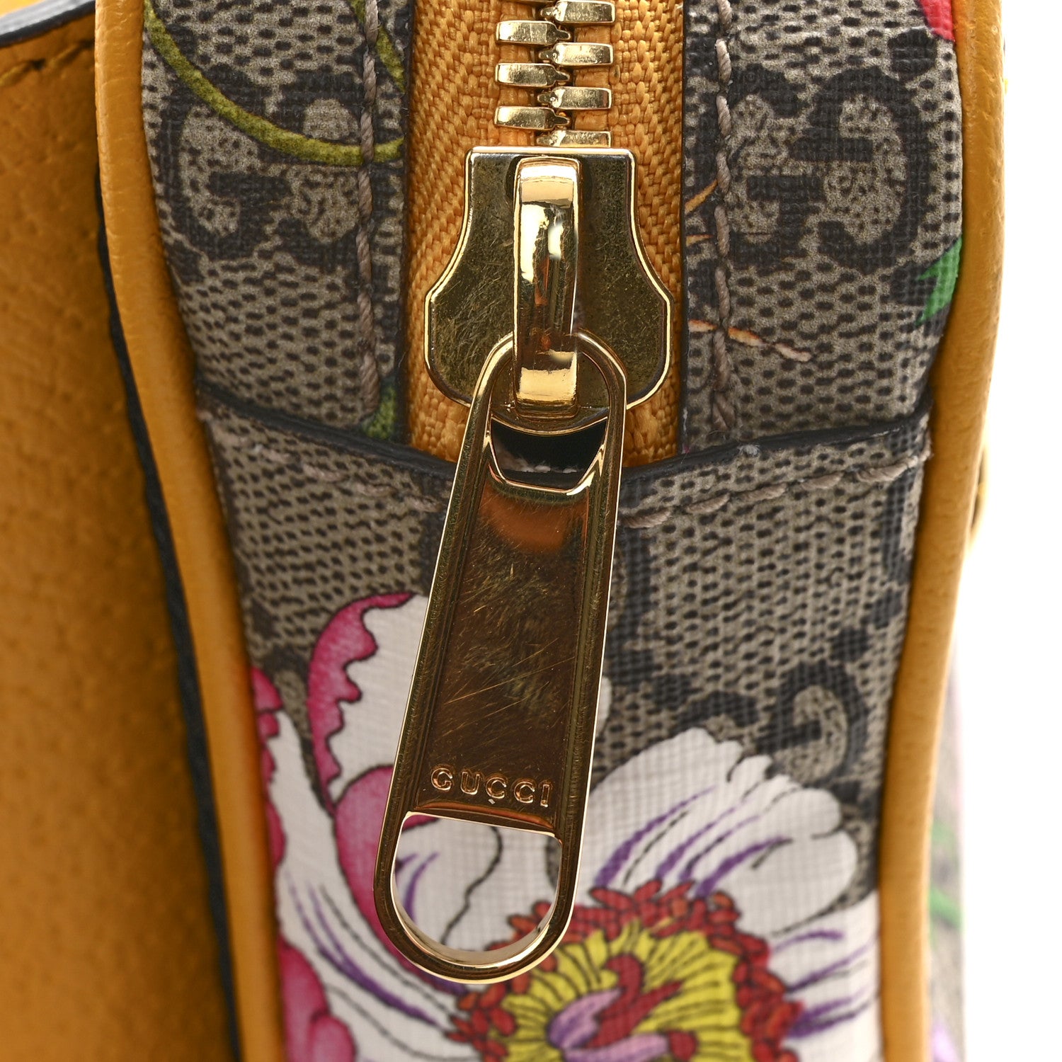 Gucci GG Supreme Monogram Flora Medium Ophidia Belt Bag Beige Multicolor Crop 13 of 13