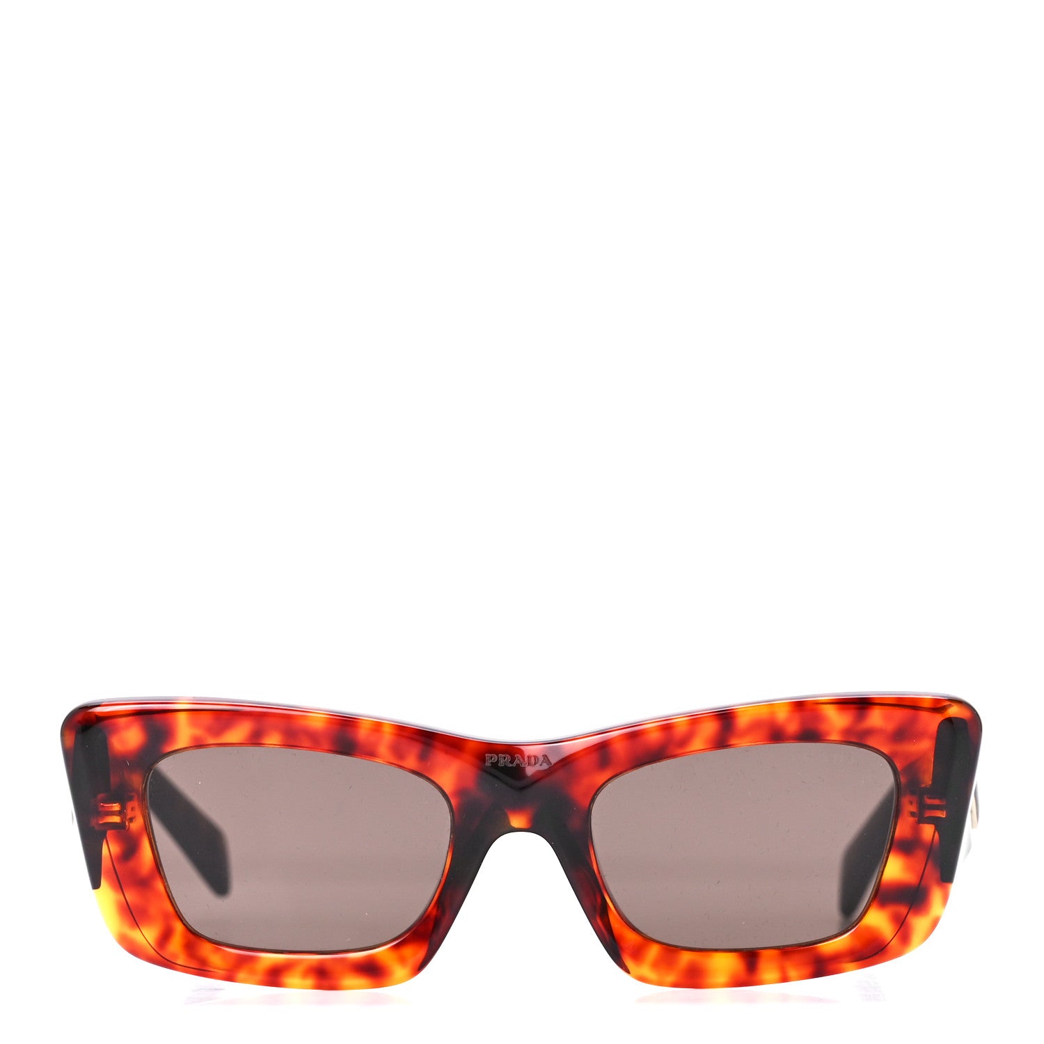 Prada Acetate Symbole Sunglasses SPR 13Z Tortoise 2 of 8