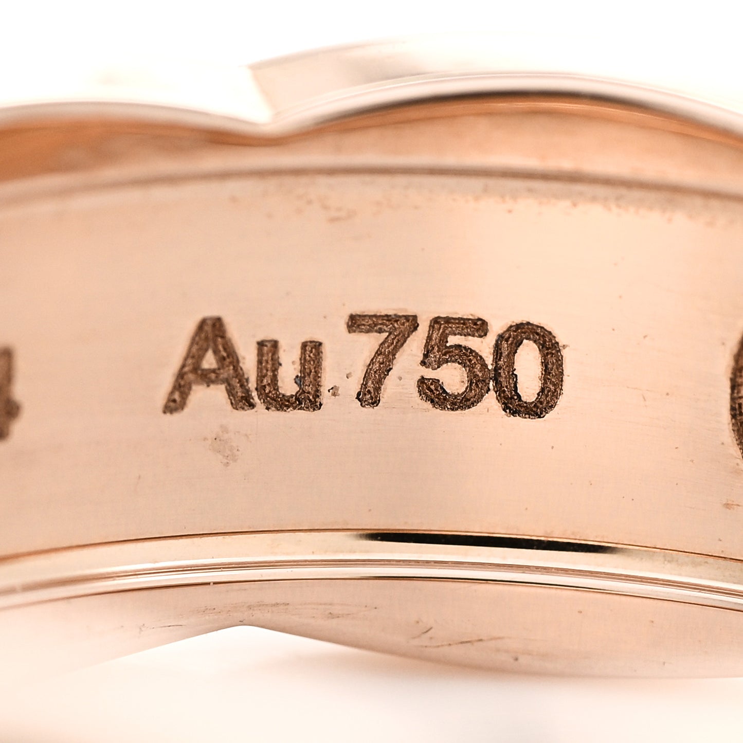 18K Beige Gold Diamond Small Coco Crush Ring 55 7.25