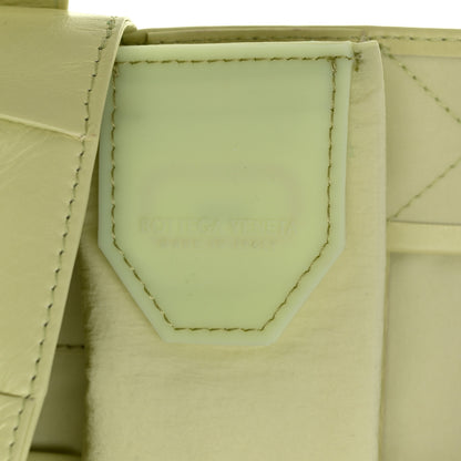 Bottega Veneta Paper Calfskin Intrecciato Cassette Belt Bag Lemon Washed 6 of 13