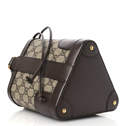 Gucci GG Supreme Monogram Ophidia Small Bucket Crossbody Bag Beige Ebony 4 of 10