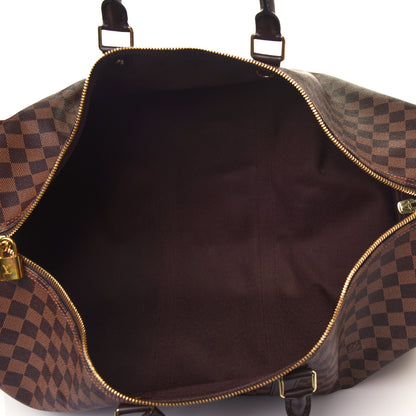 Louis Vuitton Damier Ebene Keepall Bandouliere 55 5 of 11