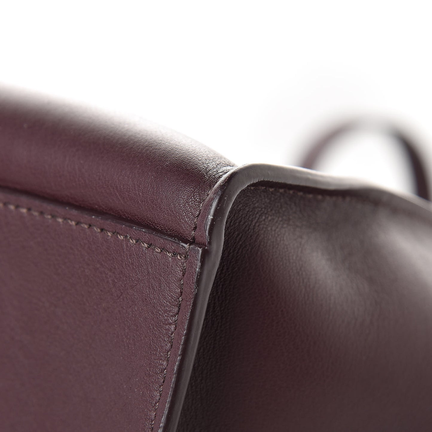 Smooth Calfskin Small Big Bag Burgundy