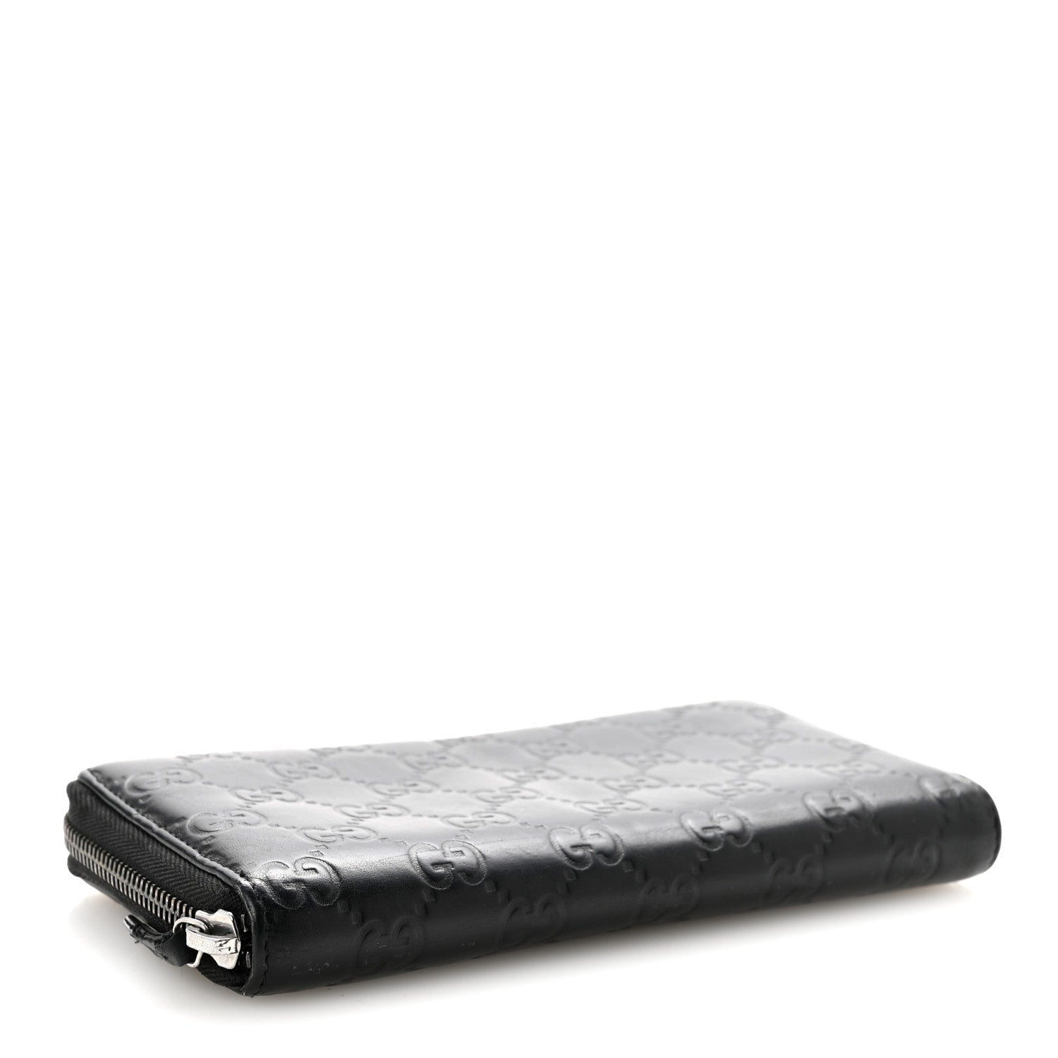 Gucci Guccissima Signature Microguccissima Bree Zip Around Wallet Black 4 of 11