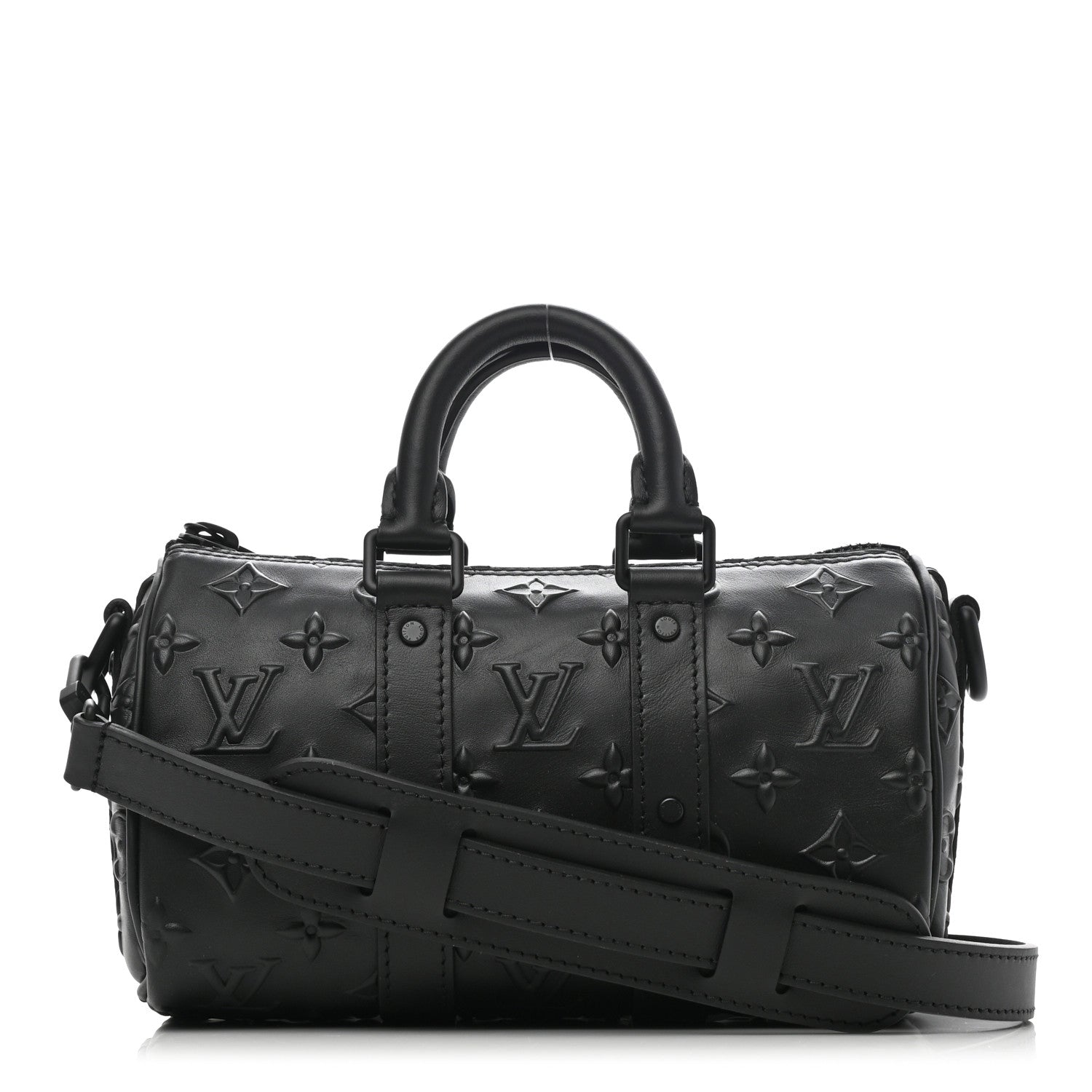 Louis Vuitton Monogram Seal Keepall XS Black 1 of 10