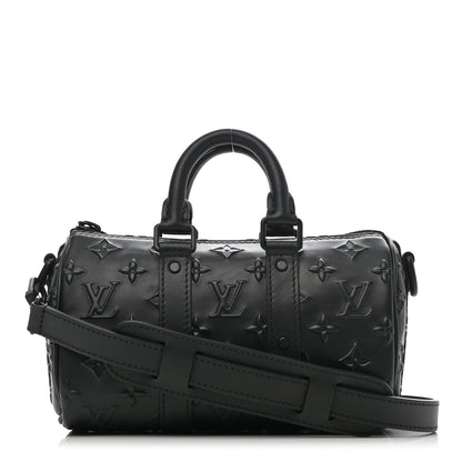 Louis Vuitton Monogram Seal Keepall XS Black 1 of 11