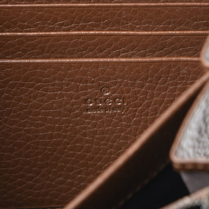 Gucci Cellarius Calfskin GG Marmont Chain Wallet Nut Brown 8 of 13