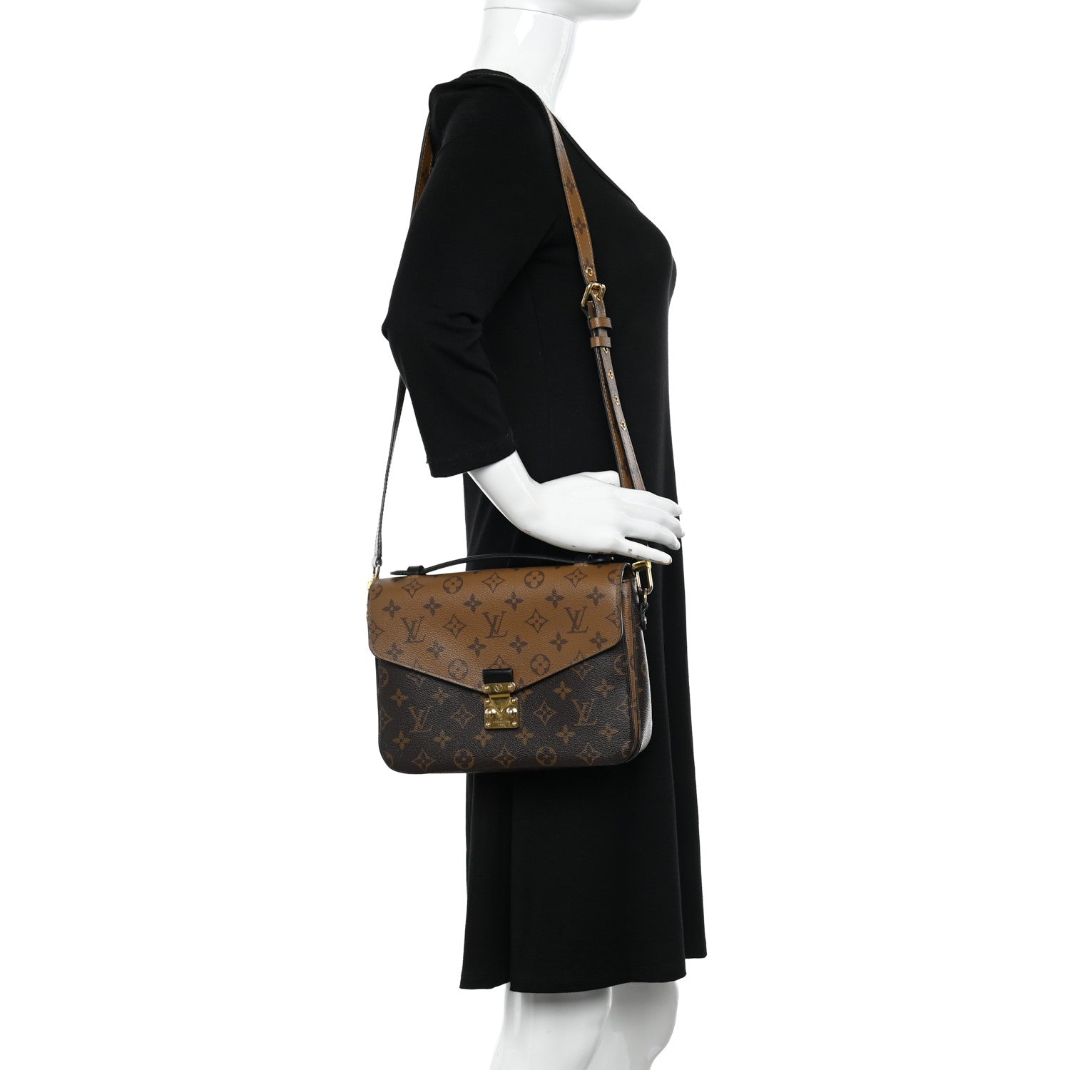 Louis Vuitton Reverse Monogram Pochette Metis 2 of 12