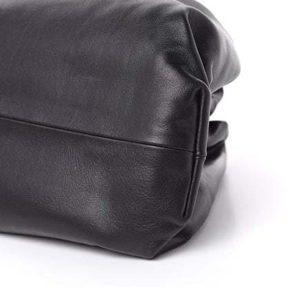 Bottega Veneta Smooth Butter Calf The Pouch Oversized Clutch Black 10 of 11