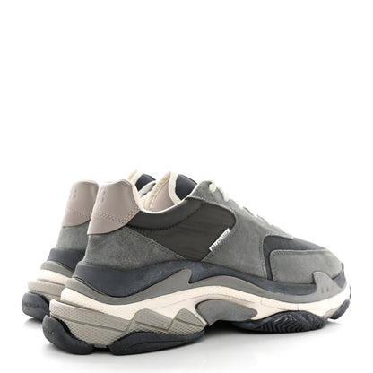 Balenciaga Fabric Mesh Mens Triple S Sneakers 44 Grey 4 of 16