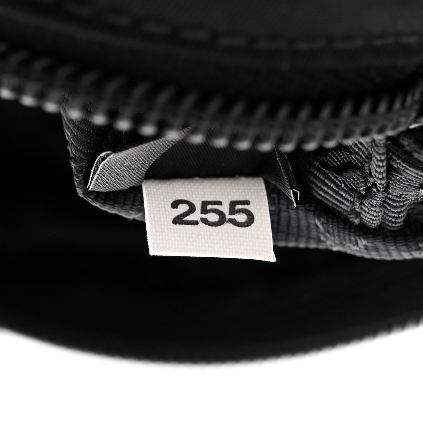 Tessuto Nylon Saffiano Belt Bag Black